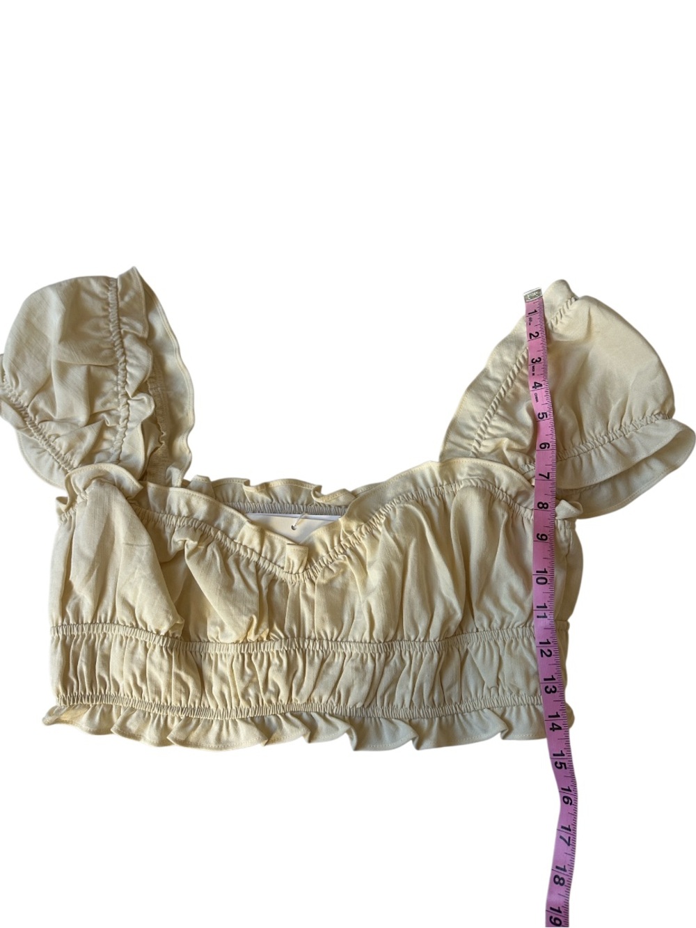 SABO Boho Ruffle Crop top - Picture 5 of 8